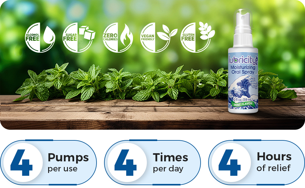 Lubricity Xtra Dry Mouth Symptomatic Relief Moisturizing