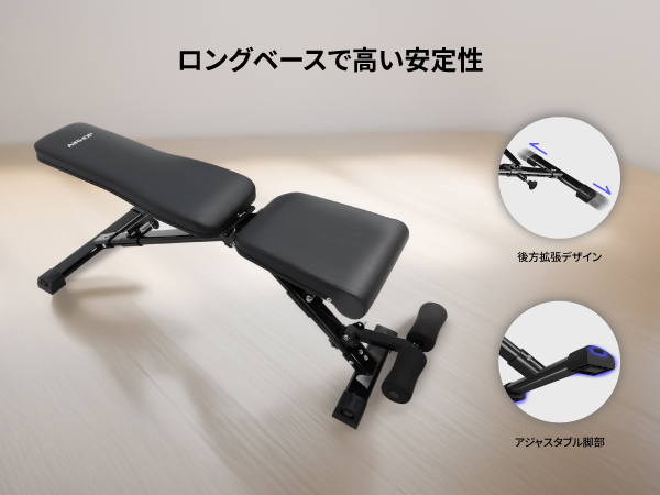 Amazon.co.jp: AIRHOP アップグレード版 インクラインベンチ