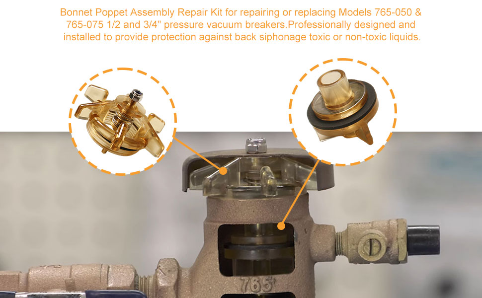 905211 Repair Kit Fits For Febco 765 1/2"3/4
