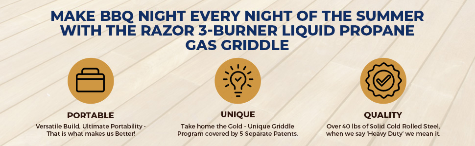 portable two burner lp propane gas griddle Steel for Backyard Cooking and Camping