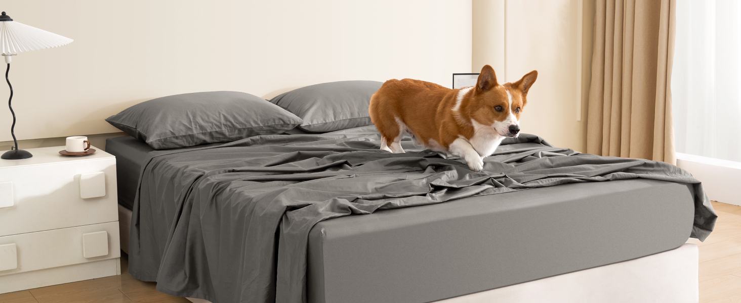 Queen sheet set king bedding set white queen size bed sheet set