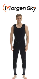 Amazon | MORGEN SKY ウェットスーツ 3mm メンズ ウェットベスト