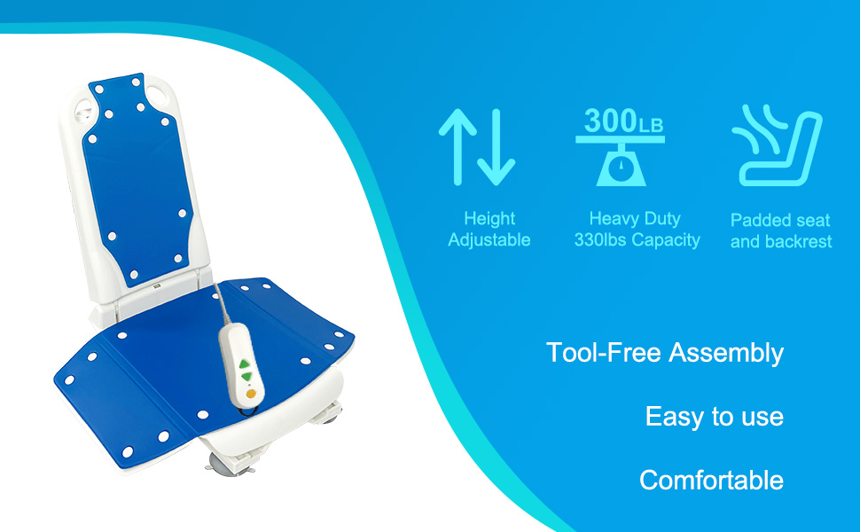 WOESKCEAR Electric Chair Lift, Support Users get up from