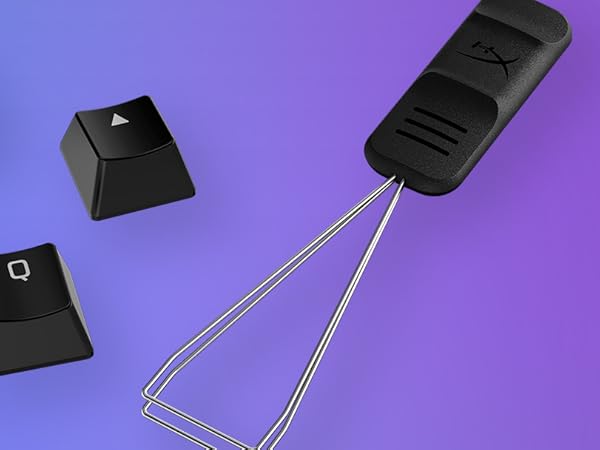 Stylish keycap removal tool included