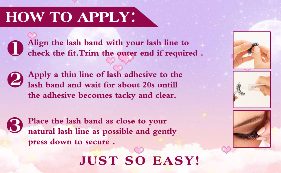 false eyelashes
