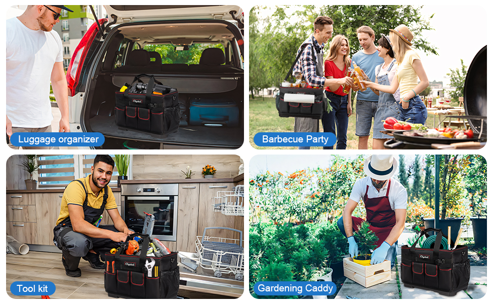 Large Grill Caddy with Upgraded Hard Base, Griddle