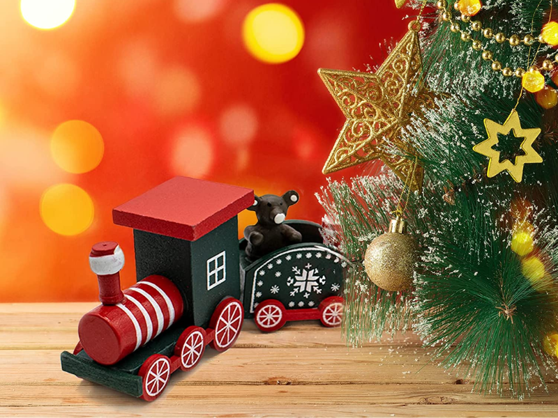 Toy train christmas tree ornaments Clearance