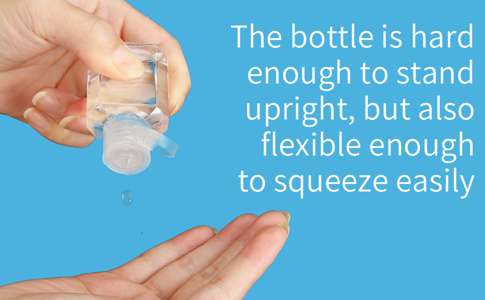 100PCS Travel Size Bottles 1oz Mini Travel Shampoo Bottles Plastic Empty Bottles, Refillable