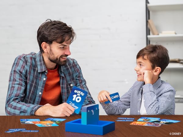 smart game of questions with game cards and clue cards