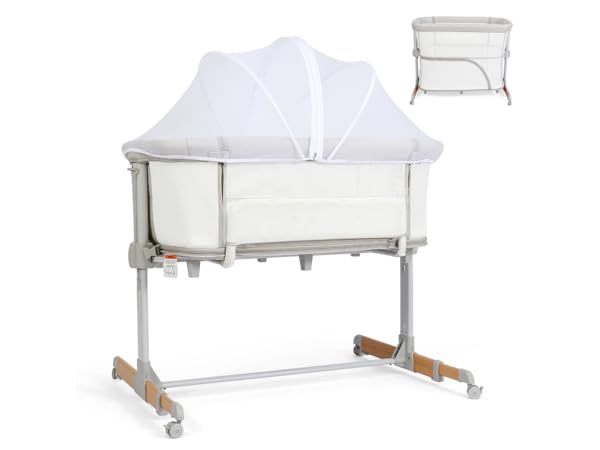 Amazon.com: Bicystar Baby Bassinet Bedside Sleeper Playpen 3