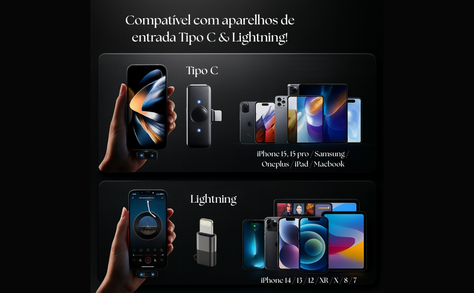 microfone de lapela android gold antiruido com ima duplo