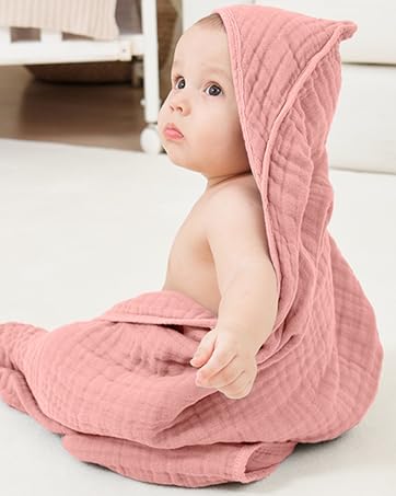 infant towels for newborn girl organic baby towel with hood 1 year old bath towel baby girl hooded