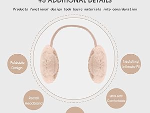 earmuffs for Women ear muffs earmuff for girls ear warmer for women ear warmer winter wear