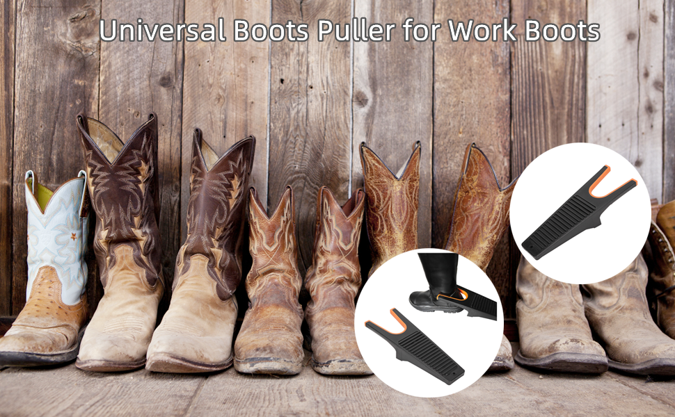 BestYiJo Boot Jack Puller, Boots Remover with Rubber Grip Convenient Universal Boots
