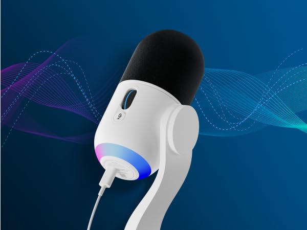 Logitech G Yeti GX RGB Gaming Mic with LIGHTSYNC & Blue VO!CE