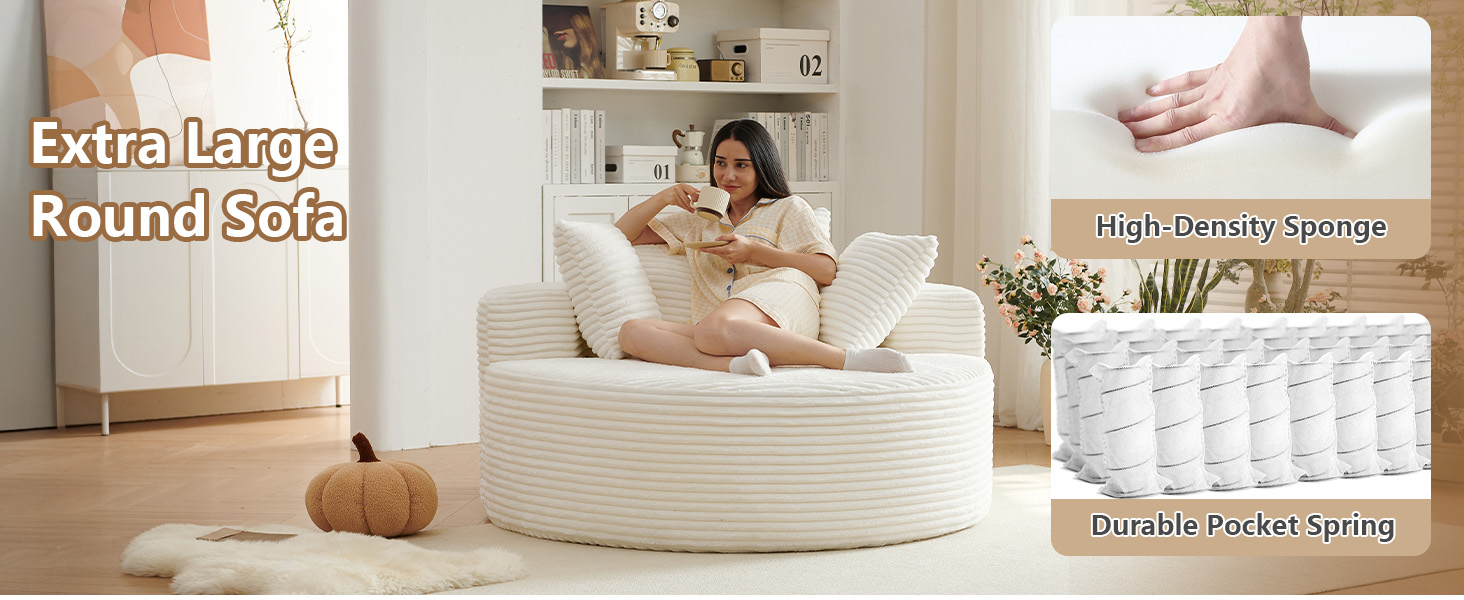 round reading chair