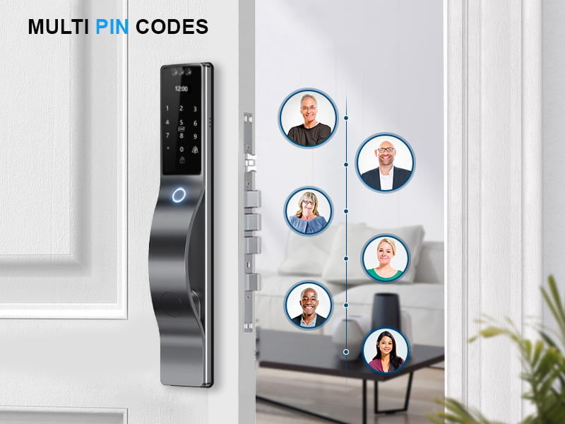 Smart Door Lock, Multiple User Access Smart lock