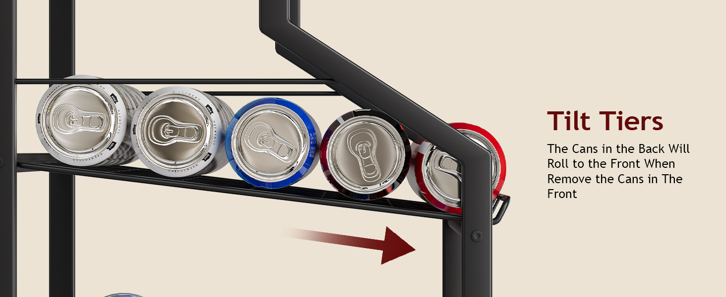 Can Rack Organizer for Pantry, Snack Organizer Shelf
