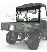 QYMOTO Axis 500 UTV Rear Windshield Water-Resistant for Hisun 500 700,Axis 500 700 750 crew Acces...