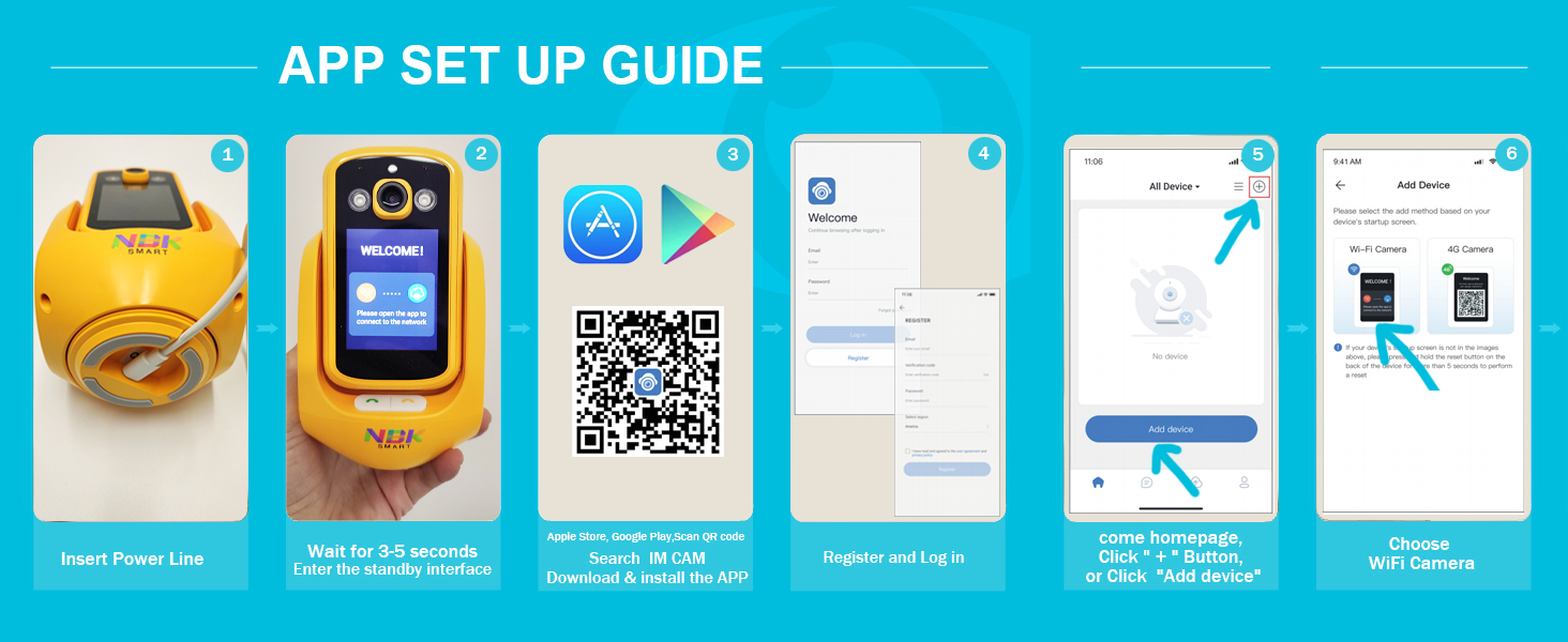Wi-Fi Cameras Wired for Pet, Motion Detection, Two-Way Audio, Night Vision, Phone App