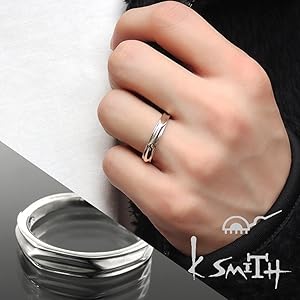 K-SMITH ケースミス silver925 シルバーリング 指輪 17号 Amazon | [ケースミス] K-SMITH シンプル 槌目 リング 17号 指輪