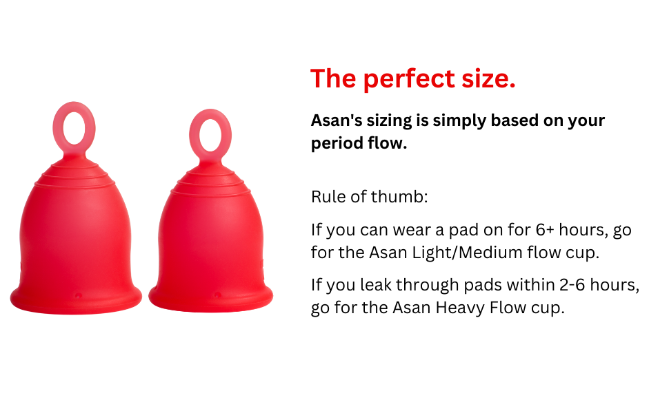 Asan Menstrual Cup Easiest Cup to Insert & Remove I Special Ring