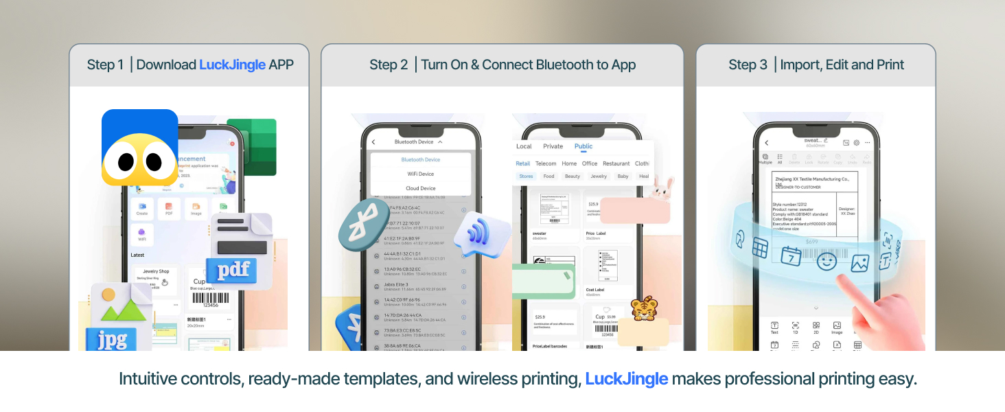 Works with Android, iOS, and Windows for flexible printing across devices