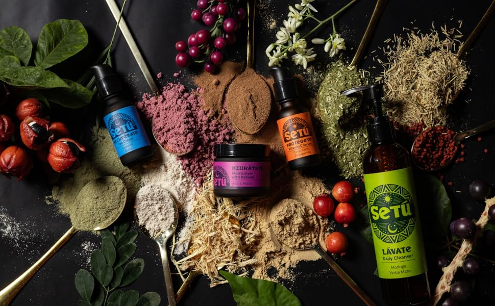 Setu Family Shot with Ingredients