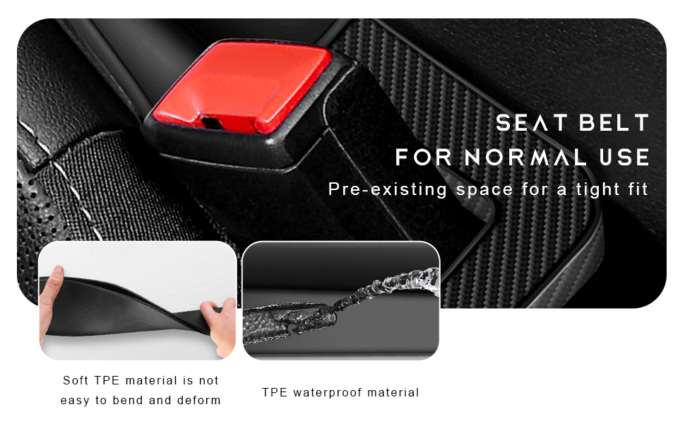 Crafted from high-quality TPE material, this car seat filler is durable and waterproof.