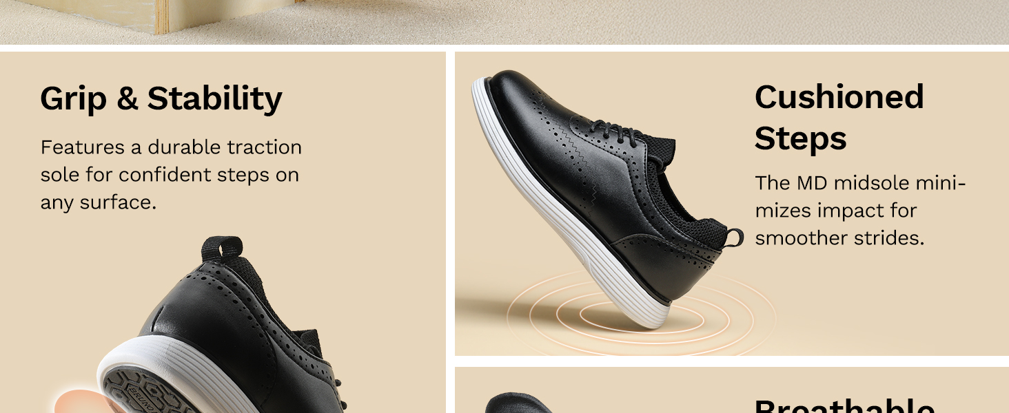 Bruno Marc Lace-Up Comfortable Fashion Dress Shoes