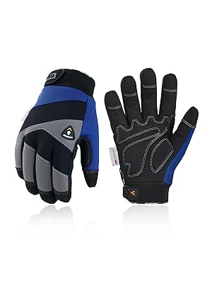 Vgo 1 Pair -20℃/-4°F COLDPROOF,Winter Work Gloves, Oil