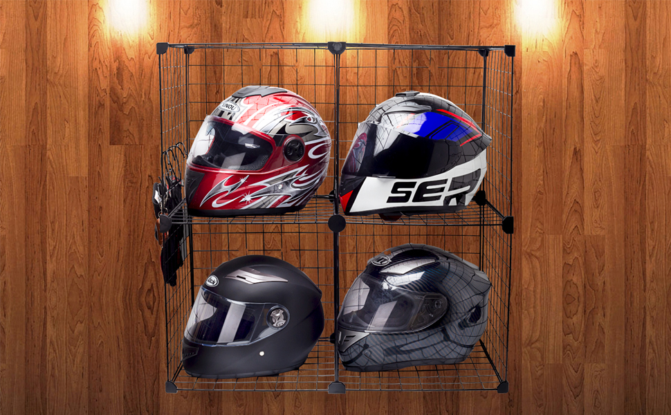 Helmet Display Case, Jcabin Helmet Case Full Size Wall