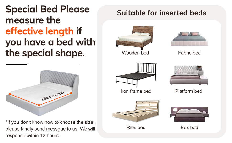 Suitable for different types of beds