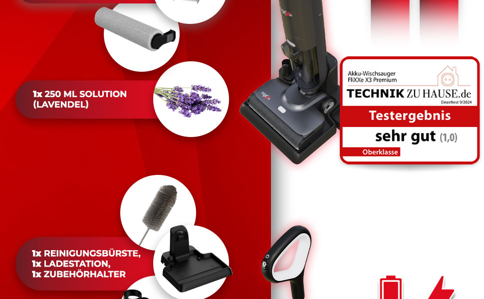 Cleaning brush, charging station, accessory holder
