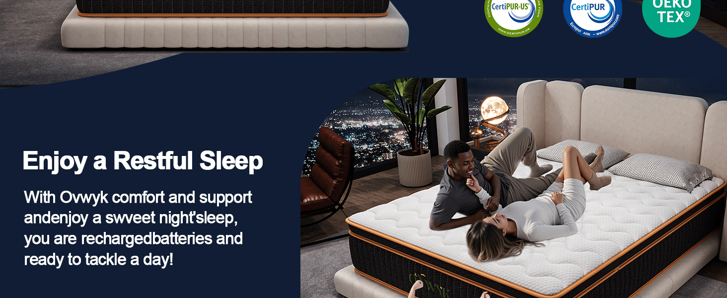 Hybrid Mattress Queen Size Bed in a Box