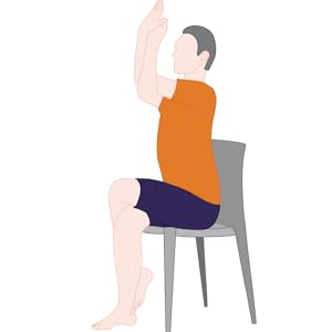 Man crossing his arms and legs whilst seated on chair