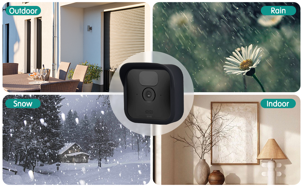 Hisewen Silicone Case (3 Pack) for Blink Camera (Gen 3), Weatherproof