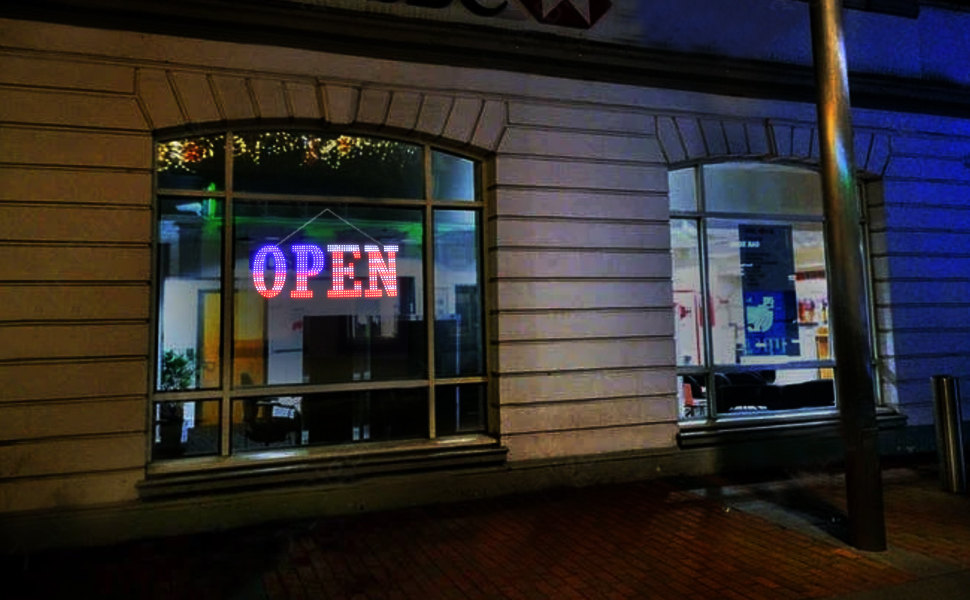 LED Open Signs for Business 30x10 inch Ultra Bright US