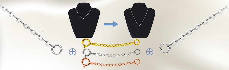 sterling silver bracelet extender