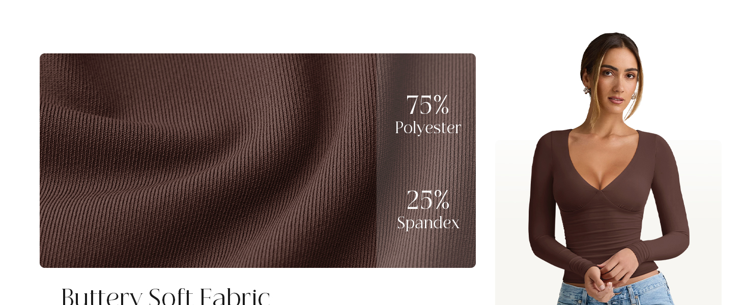 womens vneck long sleeve tops