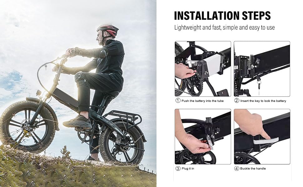 Removable Folding E-bike Battery;e-bike battery;bike battery;lectric xp battery;lectric xp lite