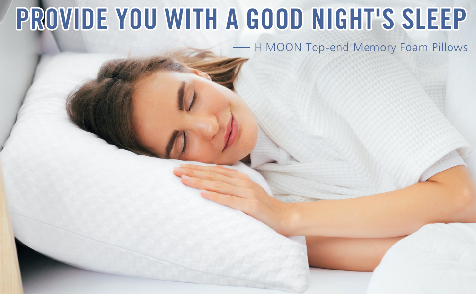 HIMOON Bed Pillows for Sleeping Queen Size 2 Pack, Cooling