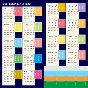 Calendar Stickers
