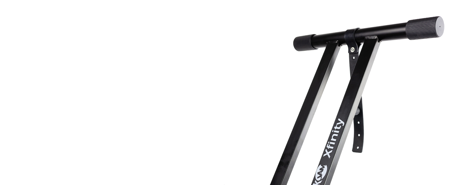 RockJam XX363 Xfinity Doublebraced Pre Assembled Keyboard Stand with