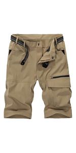 Herren Cargo-Shorts, 3/4 Länge, lange Shorts, knielange Shorts, Arbeit Cargo