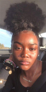 WENYU Afro Puff Drawstring Ponytail Human Hair Bun For Black Women