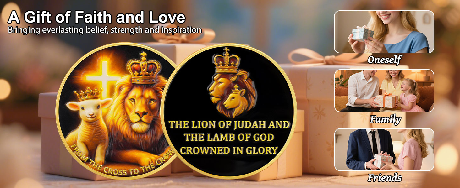 Christian coin gifts for men boy women