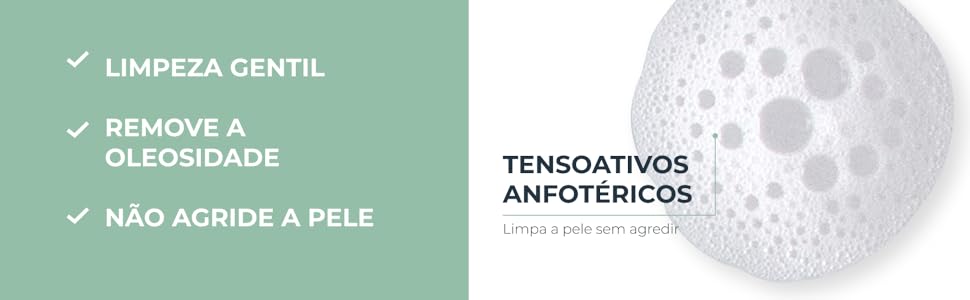 Remove o excesso de oleosidade, deixa a pele limpa e refrescante