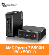 ミニPC Beelink SER5 MAX 5800H 16GB DDR4+500G SS S18e9533577f648538db8dbf1ea79d