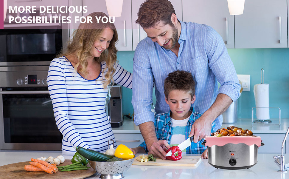 3 Pack Silicone Slow Cooker Liners for Crockpot 6 Quart